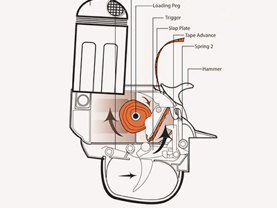 Capgun Technical Illustration cap gun illustrator technical toy vector