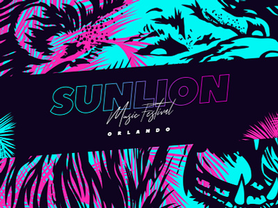 SunLion Music Festival RFP Art Concept branding concept design festival florida music festival orlando