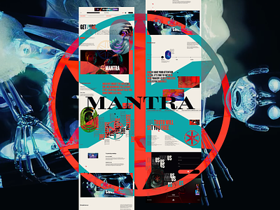 MANTRA - Mocktober color design mocktober mocktober2021 typography ui web design website