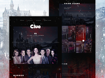Clue (Mocktober Challenge) clue designzillas mocktober murder mystery web design website