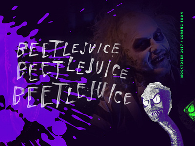 Mocktober Topic Reveal — Beetlejuice beetlejuice halloween mocktober