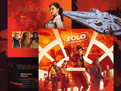 Solo: A Star Wars Story Website han solo solo solo a star wars story stars wars web design