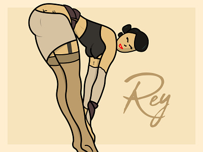 Rey Pin-up