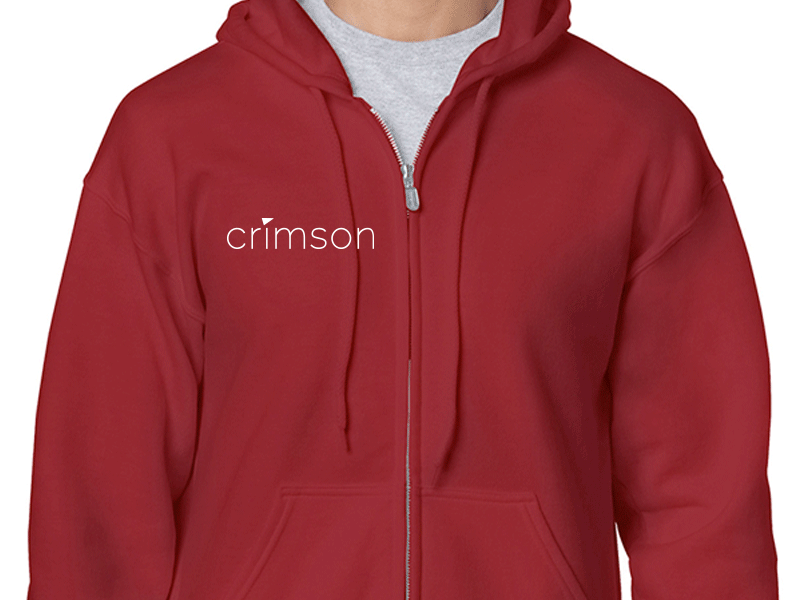 Logo Hoodie A Crimson Original by Rondal Scott on Dribbble
