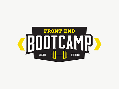 Front End Bootcamp (Alternate) bootcamp front end logo typography