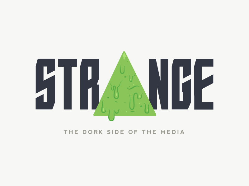 STR▲NGE animated logo slime star wars strange strange kids club triforce