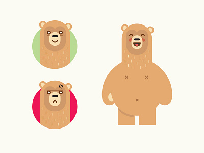 Eric the Bear bear character design illustration mascot