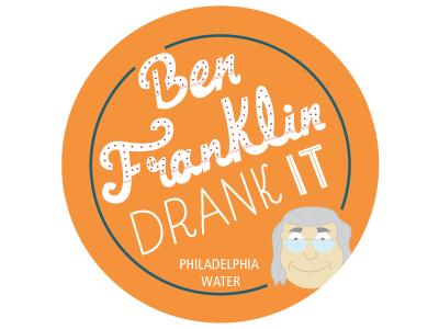 Philly Water handlettering illustration lettering