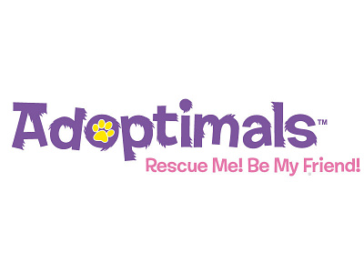 Adoptimals illustration logo vector