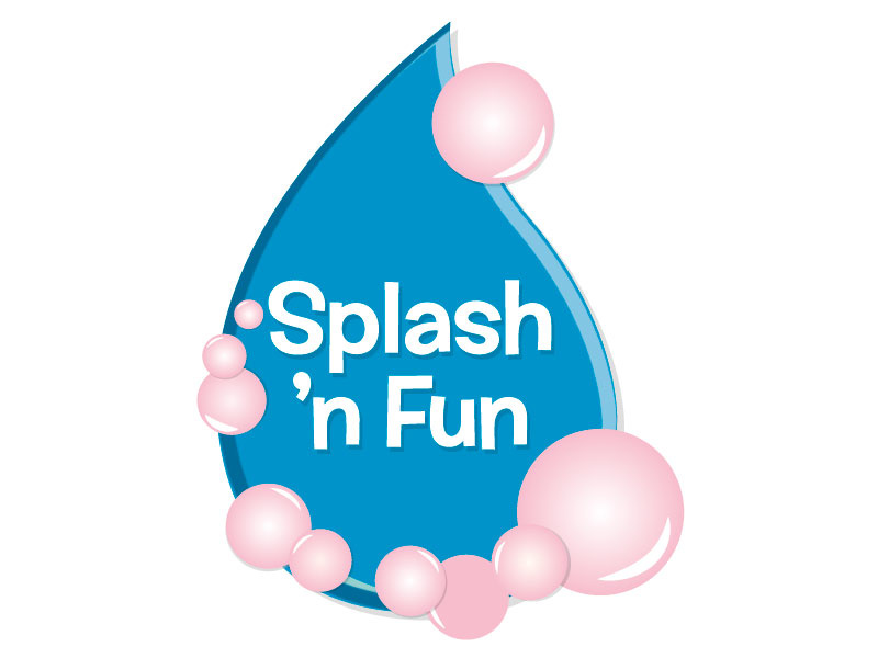 Splash 'n Fun illustration vector logo