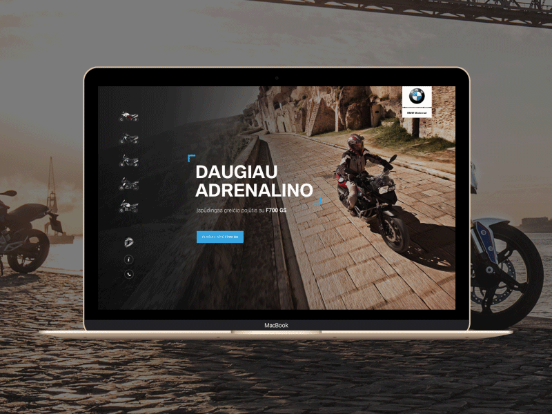 BMW Motorcycles website animation bmw fade loader moto motorcycles motorrad ui ux web website