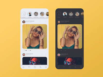 Social Media App UI