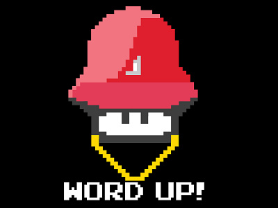 Word Up! gaming hip hop illustrator old school vector