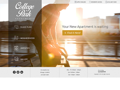 College Park Homepage photoshop real estate sketch 3