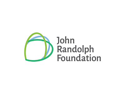John Randolph Foundation blue branding colorful design green identity logo mark nonprofit three trio vector virginia