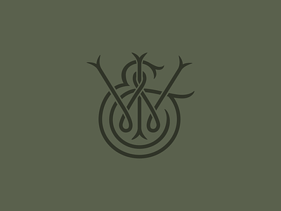 Wood and Iron ampersand bar branding design golf green identity logo mark monogram restaurant sophisticated logo vector