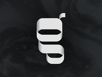 An infinite g custom type design font infinity letter g loop type typography universe vector