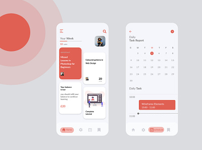 task app app clean design flat illustration illustrator ios minimal ui ux