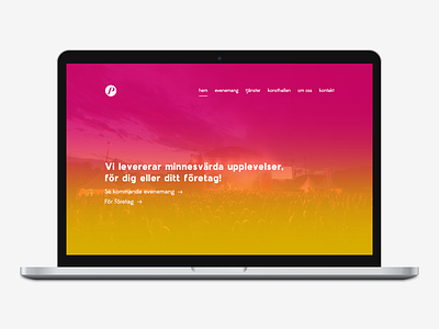 Website redesign branding design gradient hyper island mockup redesign ui ux web website