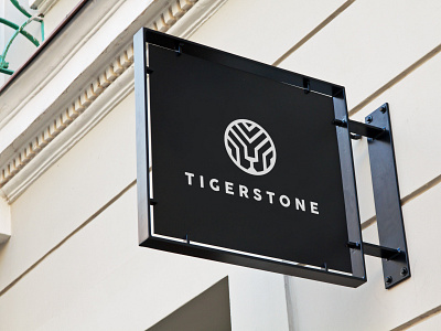 Tigerstone Logo branding branding agency branding design flat illustration illustrator logo logo design visual identity web