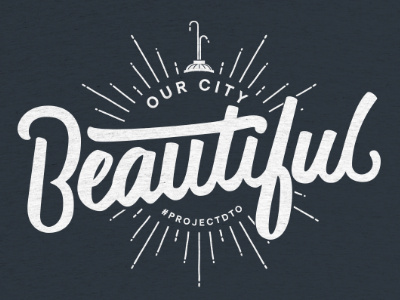 Our City Beautiful - City of Orlando Tee lettering orlando script tshirt