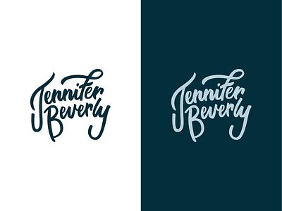 Script lettering for a make-up artist/beauty blogger