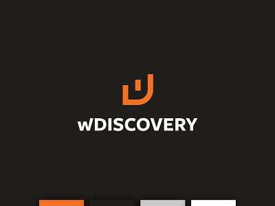 WDiscovery logo bi branding business intelligence logo