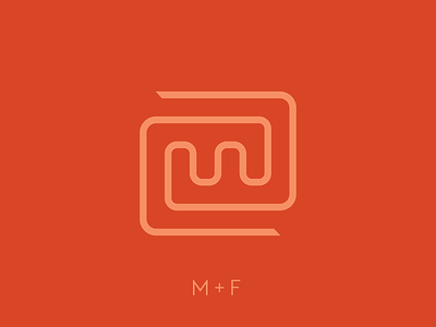 M + F logo concept logo concept