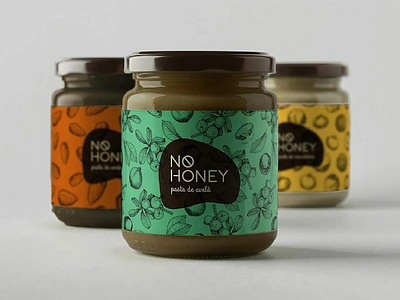 No Honey Label Design