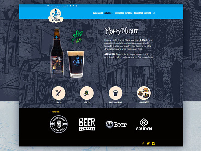 Cerveja Tormenta beer web design wordpress