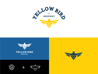 Yellow Bird Brewery beer brand branding brewery logo logo design logotype