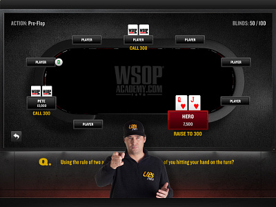 WSOP Academy Interactive Video Quiz academy poker wsop