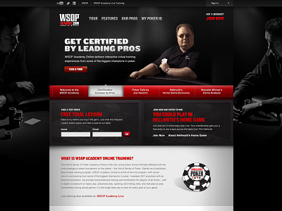 WSOP Academy Promo Site Home academy poker wsop