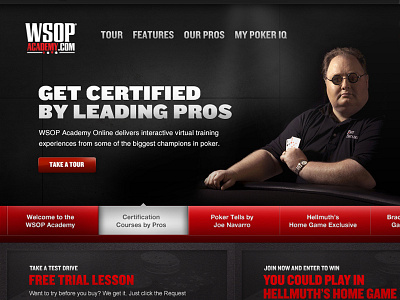 WSOP Academy Promo Site Home Detail