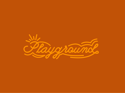 Playground Logo Ideation 1 band logo brand identity branding branding and identity design illustration influencer logo influencer marketing logo design logotype music logo typography vector