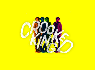 Crooked King branding design illustration logo design music photography social media typography