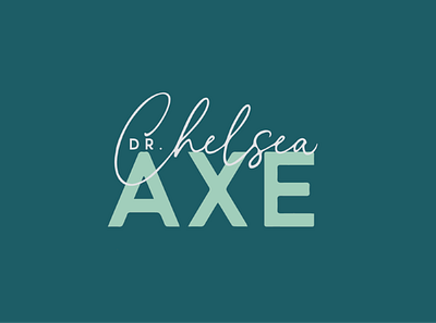 Chelsea Axe friendly logo handwritten handwritten logo influencer influencer logo influencer marketing
