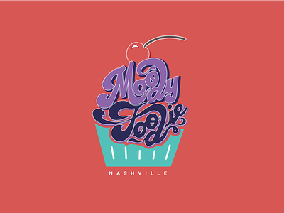 Moodie Foodie logo ideation bakery bakery branding bakery ideation bakery logo cake branding cupcake brand cupcake illustration cupcake vector design illustration typography vector