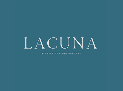 Lacuna Logo interior design interior design logo logo design professional logo typography