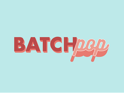 Batchpop logo ideation