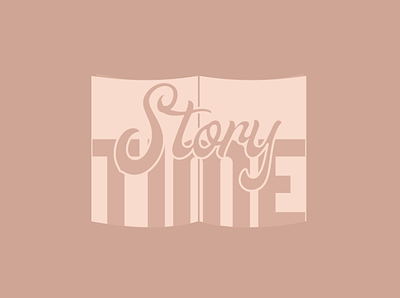 Story Time graphic branding graphic graphic design illustration influencer logo presentation graphic story story presentation storybook