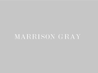 Marrison Gray conceptual logo