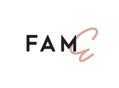 East Fam logotype "Fame" brand identity branding branding and identity branding concept design illustration influencer marketing logo design typography vector
