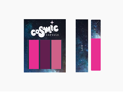 Cosmic Collection Product Packaging brand identity branding branding and identity branding design cosmetic design cosmetics cosmic design design fun layout illustration influencer logo design quirky design typography vector zodiac design