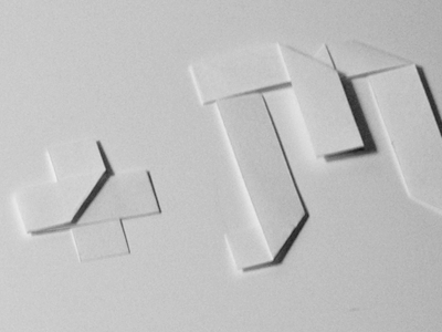 + M paper folding font letters origami paper folding