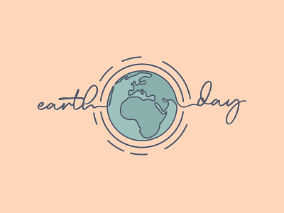 Earth day earth earth day illustrations oneline warmup