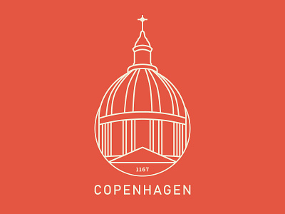 Copenhagen sticker illustration sticker warmup weekly