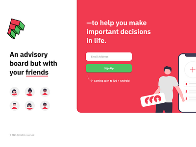 Lifestyle App Landing Page