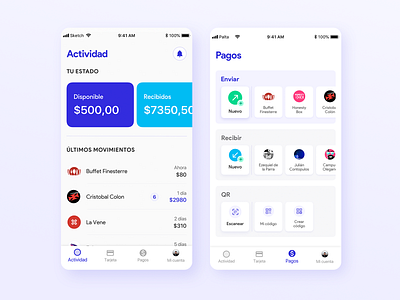 Palta - Fintech App UI