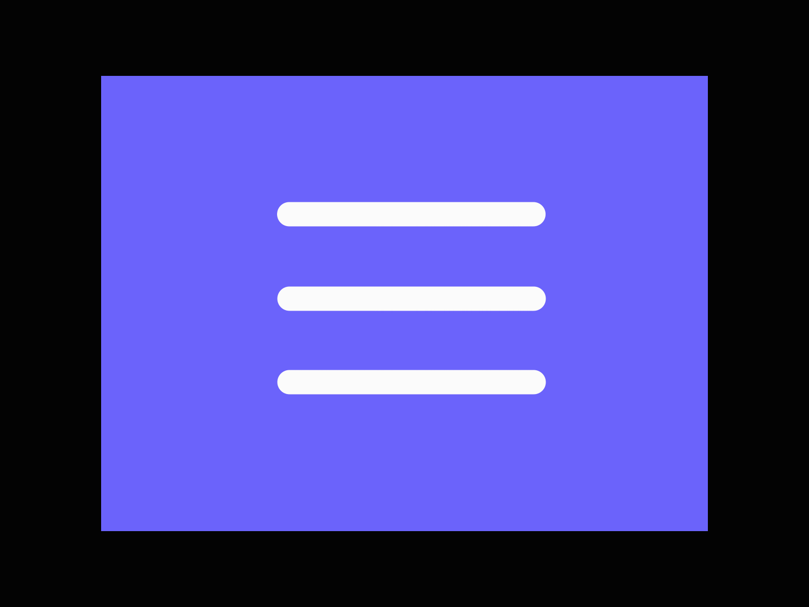 Hamburger Menu aftereffects animation color dribble illustration material playful